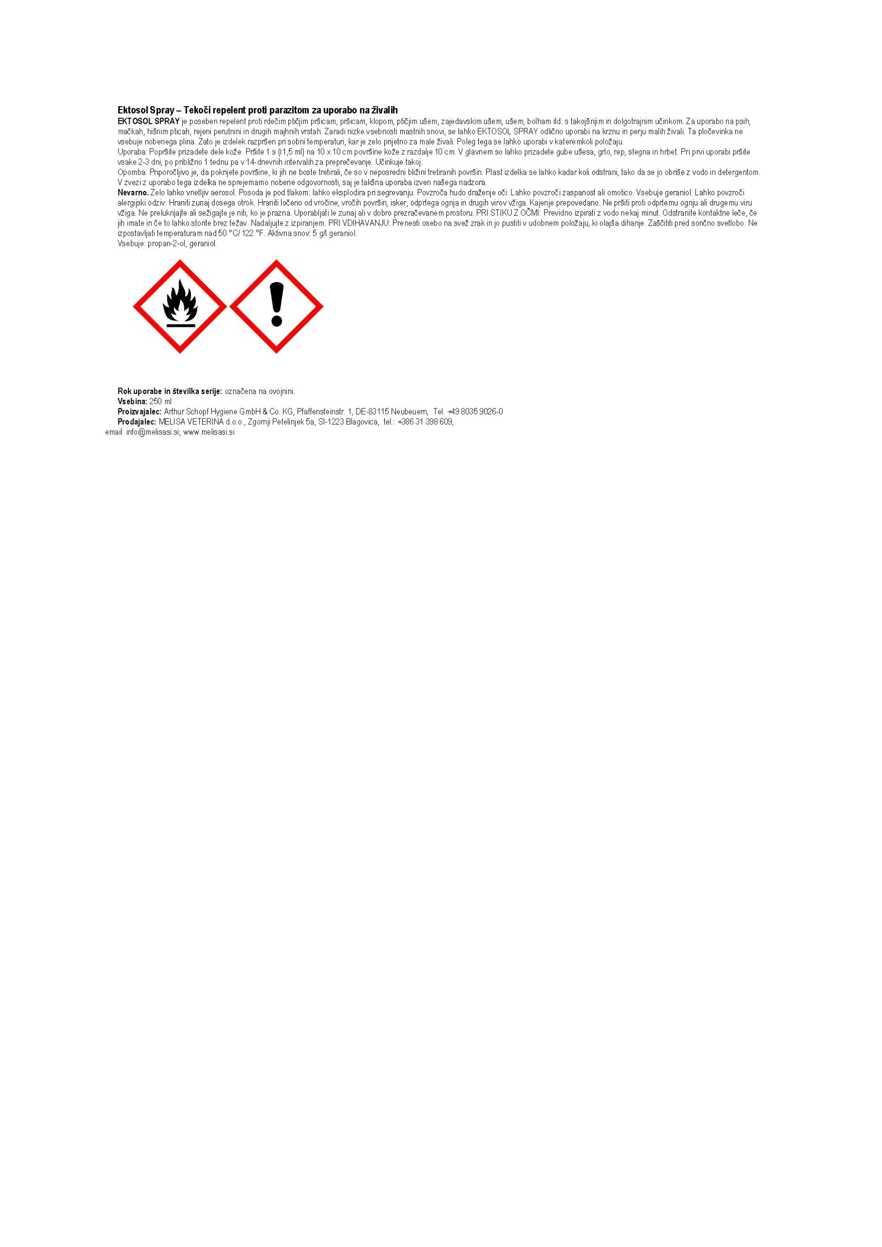 Ektosol Spray - slika 2