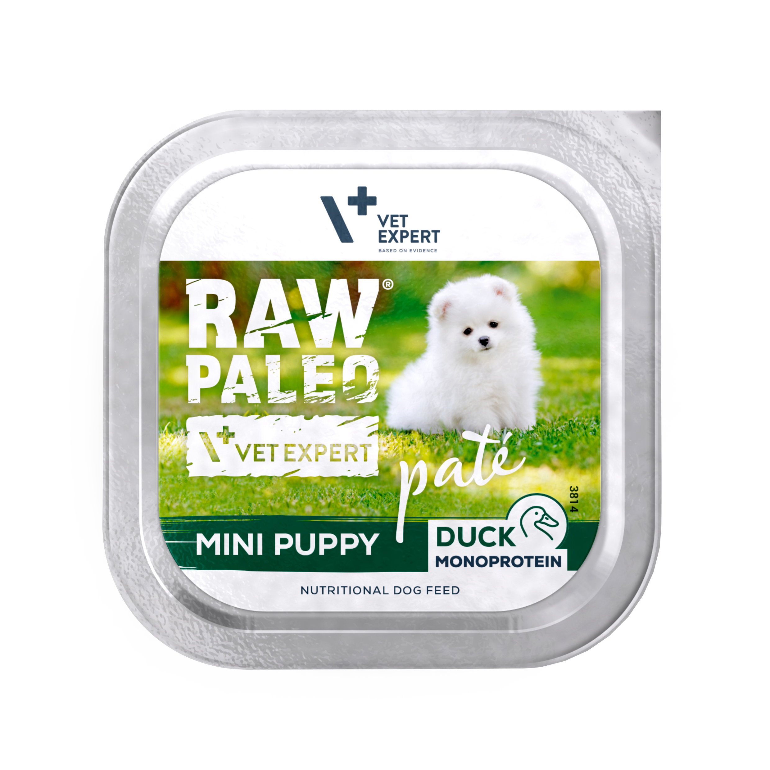 Raw Paleo Mini Puppy Pate - Račka