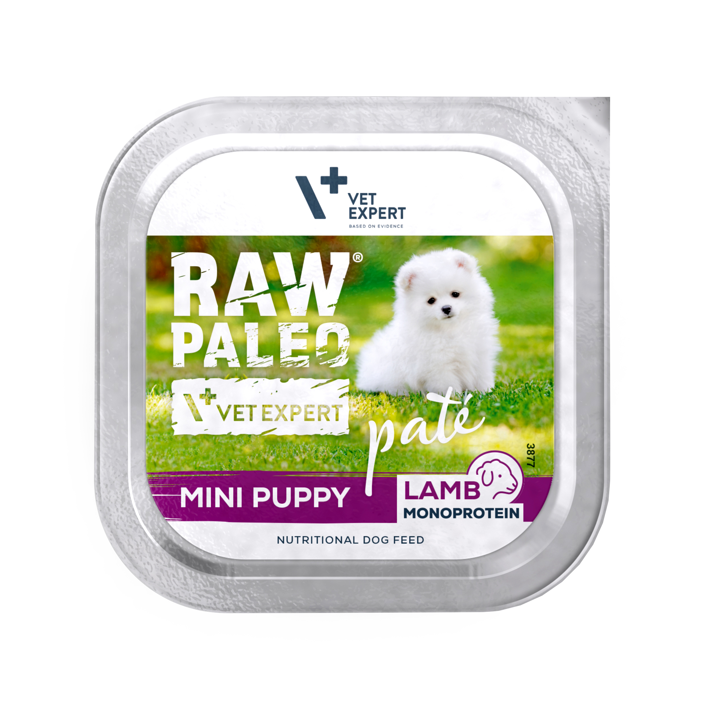 Raw Paleo Mini Puppy Pate - Jagnjetina