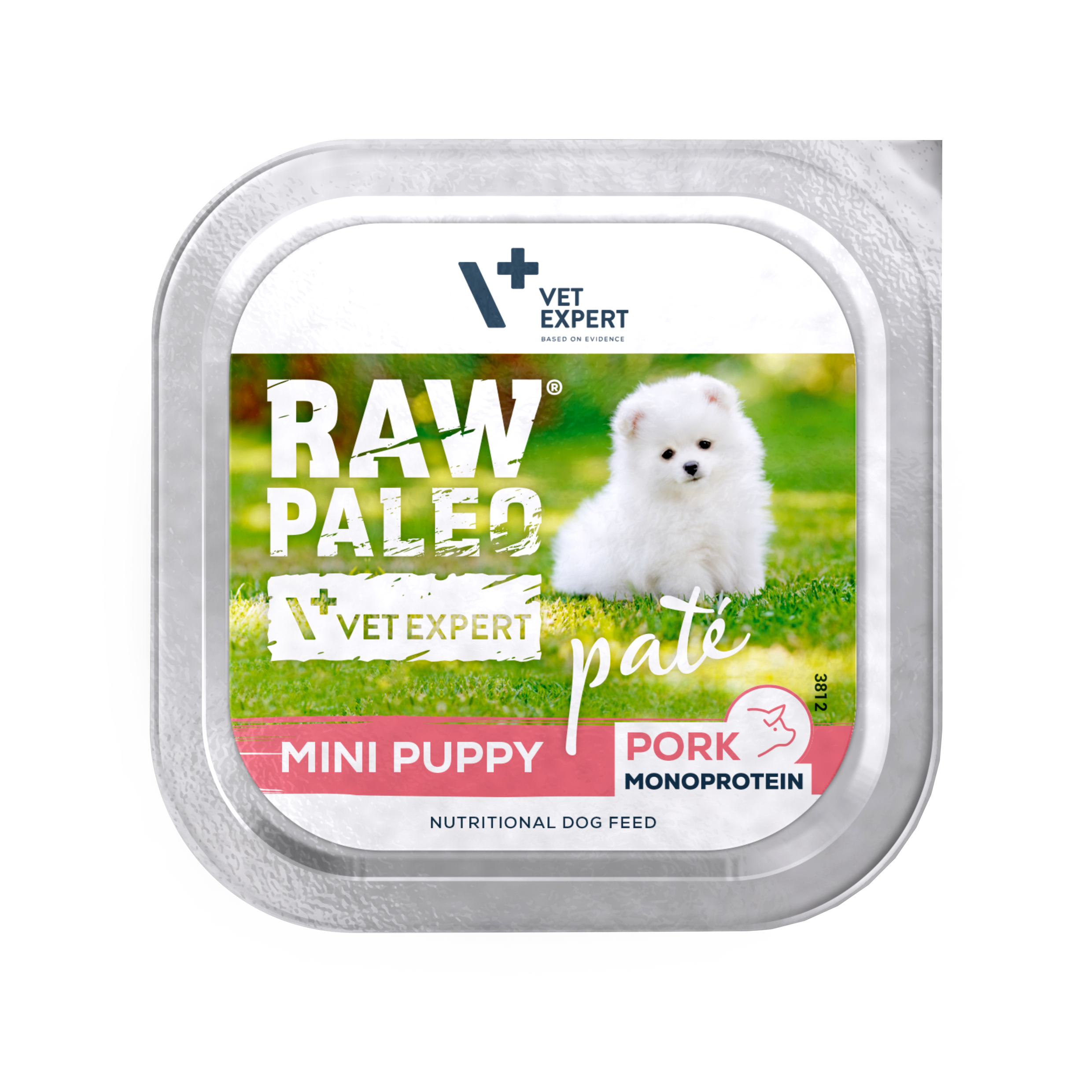 Raw Paleo Mini Puppy Pate - Svinjina