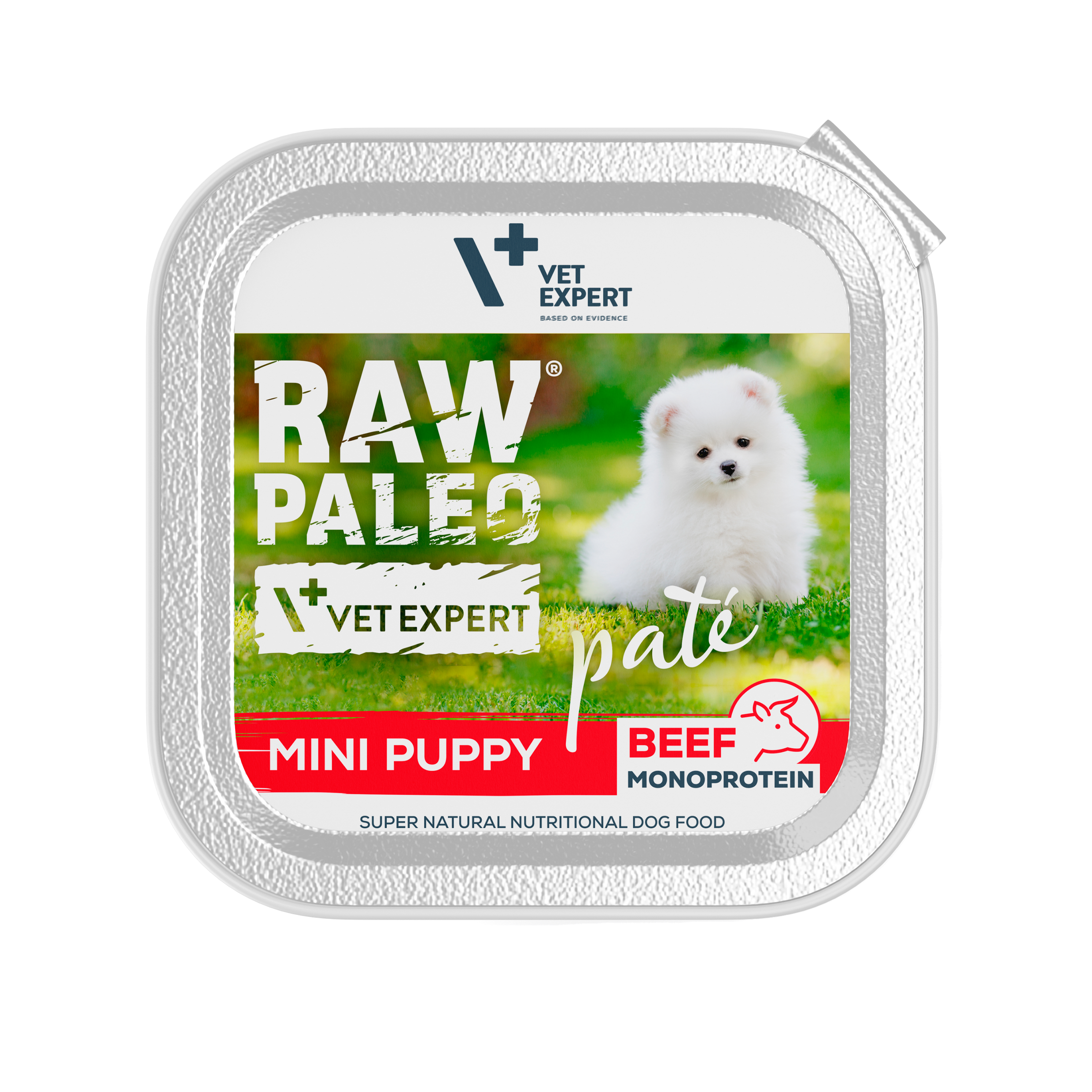 Raw Paleo Mini Puppy Pate - Govedina