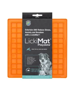 LickiMat Playdate Classic Oranžna
