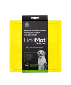 LickiMat Soother Classic Rumena