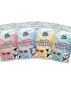 Mr. Bandit Cat Crunchy Pockets