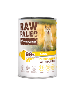 Raw Paleo Adult DUAL puran/trska z bučo