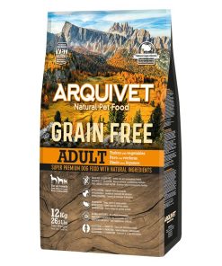 Arquivet Grain Free Adult Puran z zelenjavo briketi 12 kg