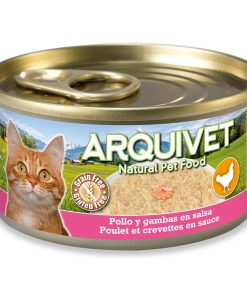 Arquivet mokra hrana za mačke - Piščanec v omaki s kozicami