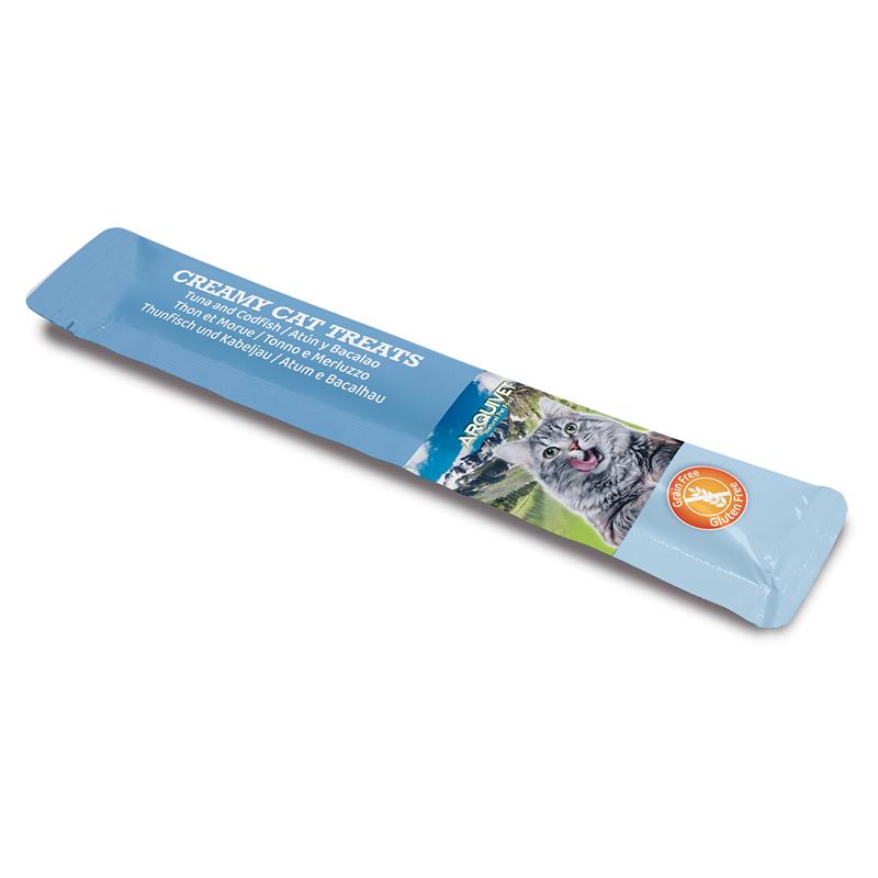 Arquivet Kremast mačji priboljšek - Tuna & Trska - vrečka