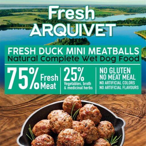 Arquivet Fresh Duck Mini Meatballs - Raca 2