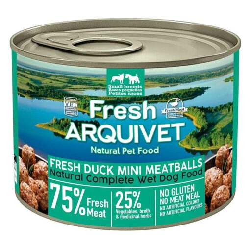 Arquivet Fresh Duck Mini Meatballs - Raca