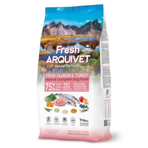 Arquivet Fresh Salmon Turkey - Losos in puran 10 kg