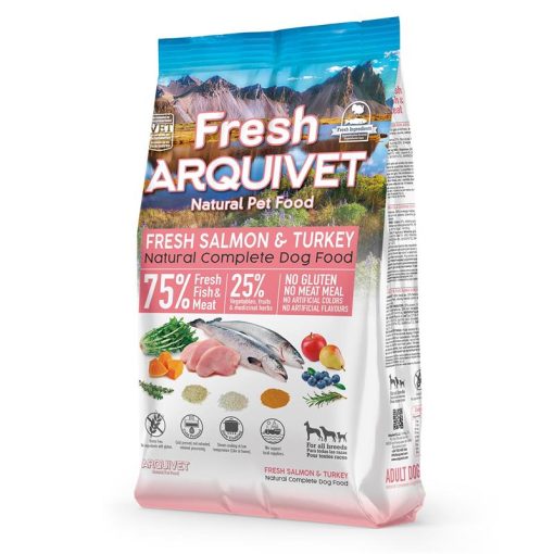 Arquivet Fresh Salmon Turkey - Losos in puran 2,5 kg