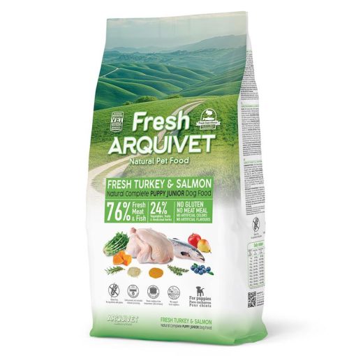 Fresh Turkey Salmon Puppy Junior - Puran in losos 10 kg