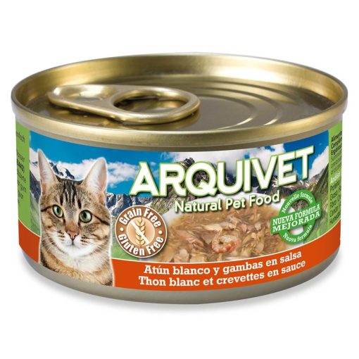 Arquivet mokra hrana za mačke - Beli tun v omaki s kozicami