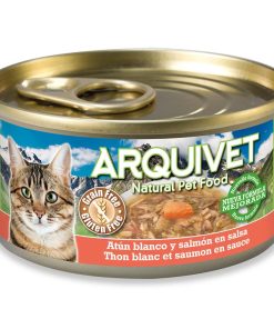 Arquivet mokra hrana za mačke - Beli tun v omaki z lososom