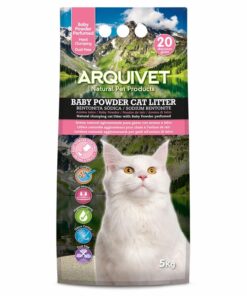 Arquivet mačji pesek Bentonis s pudrom 5 kg