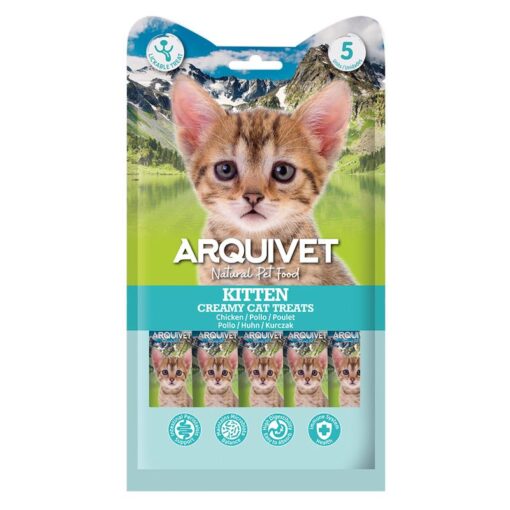 Arquivet Kremast mačji priboljšek - KITTEN - Piščanec