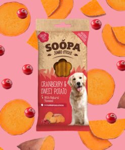 Jumbo Dental Sticks - Brusnica & Sladki krompir 2